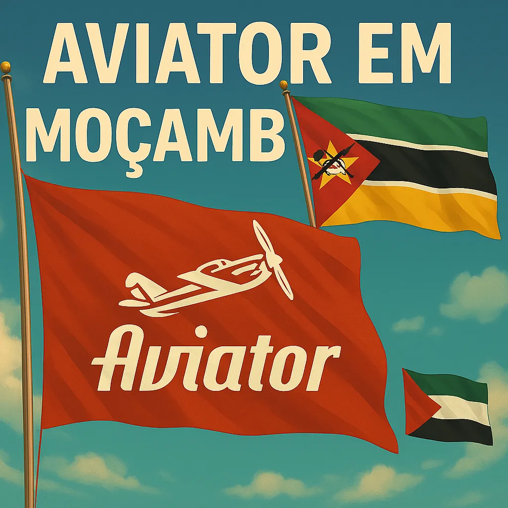 Vista introdutória do jogo Aviator em Moçambique